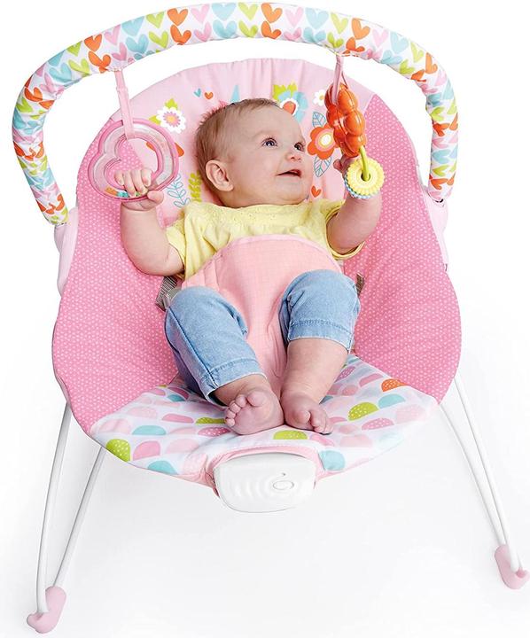 Actual product image Bright Starts Baby bouncer with soothing vibrations, unicorn
