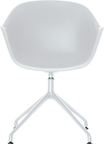 Image du produit Paperflow 2 chaises à coque MOON CHMOONX2.13.13 blanc plastique