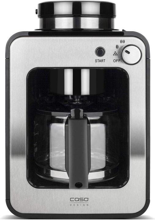 Caso Coffee Compact Design Kaffeemaschine mit Mahlwerk