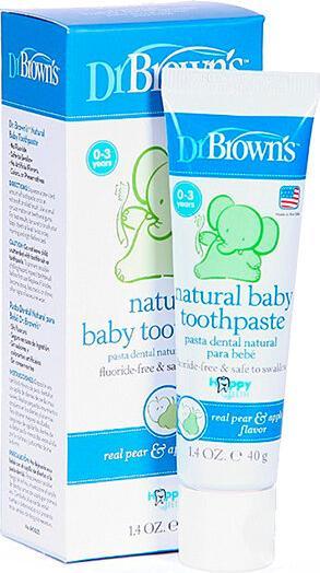 Actual product image Dr Browns Dr Brown's apple-pear toothpaste