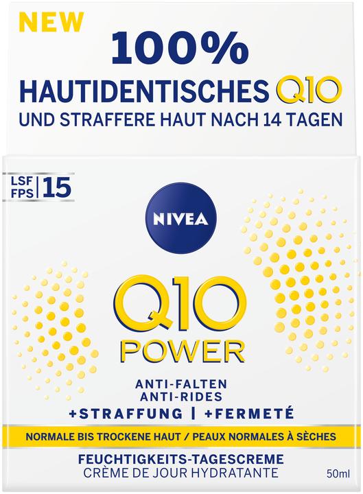 Actual product image NIVEA Q10 Power Anti-Wrinkle Firming Day Cream (50 ml, Day cream, SPF 15)