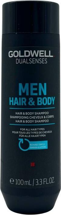 Immagine prodotto Goldwell Shampoo uomo Dualsenses per capelli e corpo per tutti i tipi di capelli 100 ml (100 ml, Shampoo liquido)