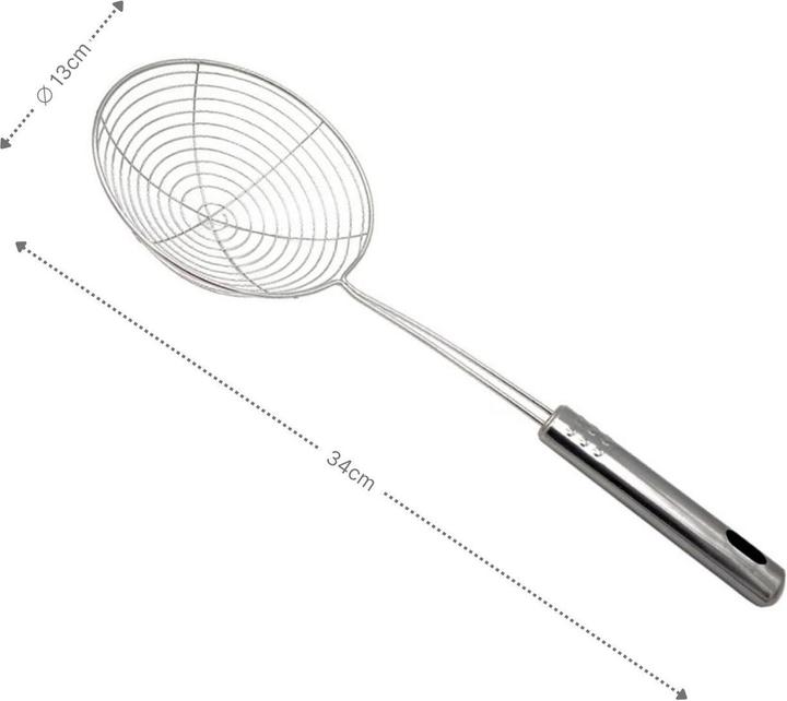 Produktbild B-Home Schaumlöffel Schaumkelle Siebkelle Abschöpflöffel Schöpfsieb