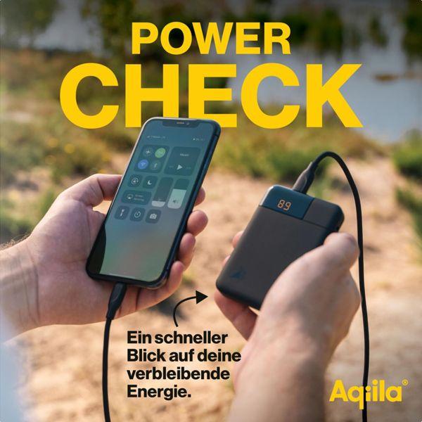 Productafbeelding Aqiila Powerbird B5B - Powerbank 5000 mAh, 12W - Zwart (5000 mAh, 12 W, 37 Wh)