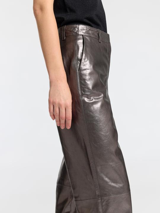 Produktbild Selected Femme Slfcora Mw Leather Pant (34)