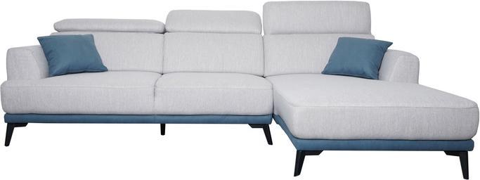 Produktbild Swisshandel24 Sofa, Couch Ecksofa L-Form 3-Sitzer, Liegefläche Nosagfederung Taschenfederkern verstellbar - rechts (3-Sitzer)