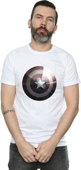 Produktbild Captain America Schild Glänzend TShirt (XL)