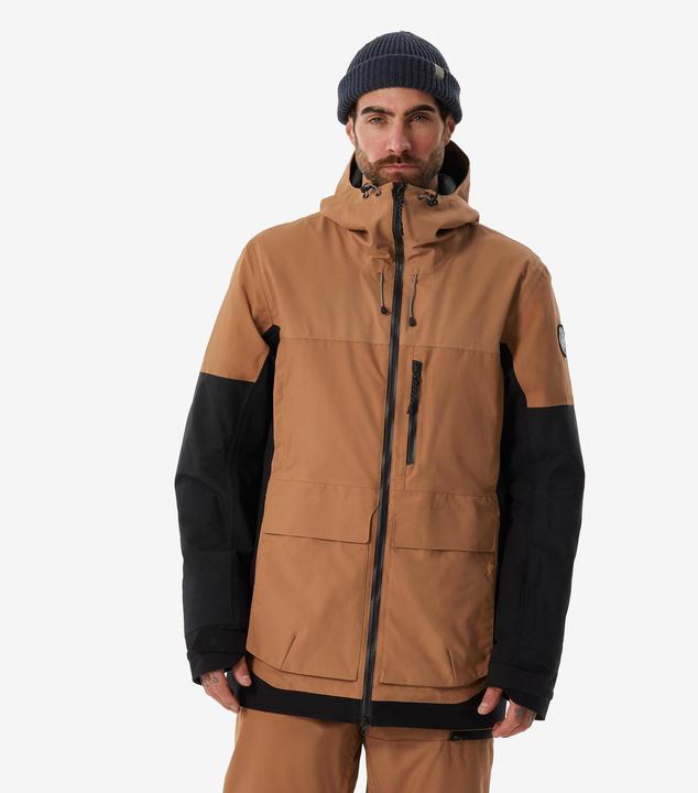 Produktbild Dreamscape Snowboardjacke Herren Skijacke - SNB 500 Ziprotec camel/schwarz (S)