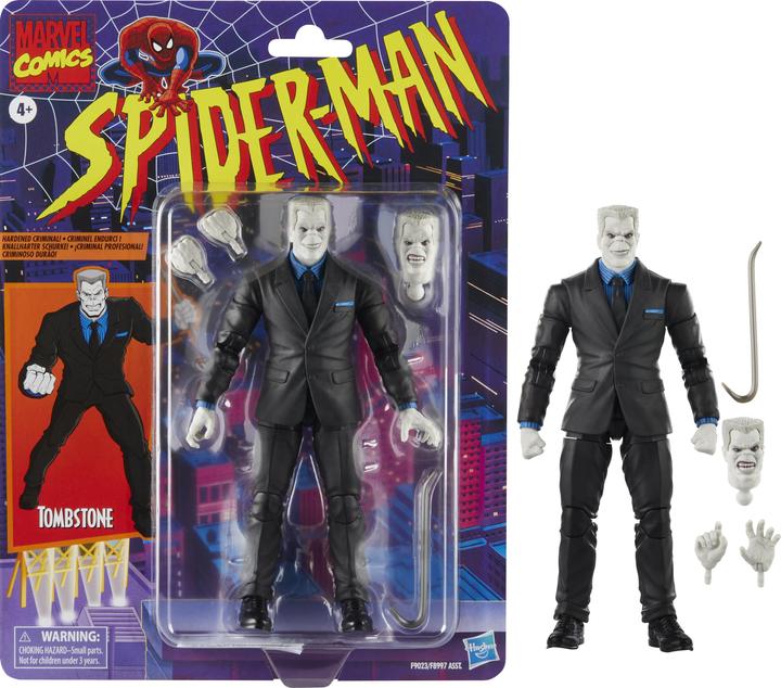 Actual product image Hasbro Spider-Man Comics Marvel Legends Action Figure Tombstone 15 cm