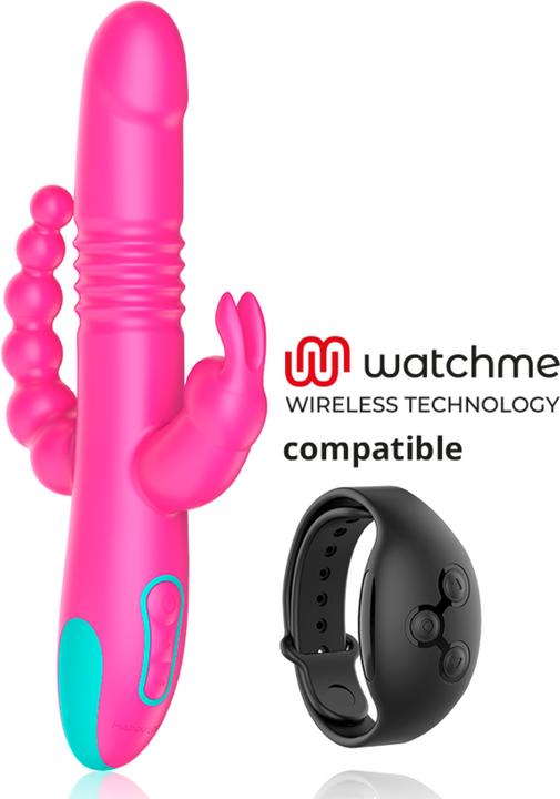 Produktbild Happy Loky Donald Dreifache Stimulation: Anal, G-Spot & Klitorale Watchme Wireless-Technologie Kompa