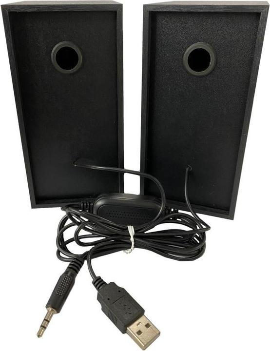 Produktbild Techly Wooden Speaker Set for Notebook