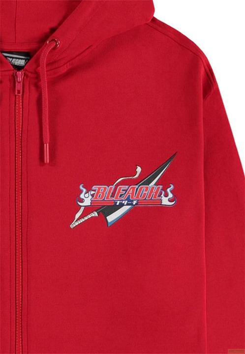 Immagine prodotto Difuzed Giacca Bleach con cappuccio e zip rossa taglia M (M)