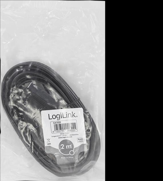 Actual product image LogiLink Scart — Composite Video (2 m, Cinch)