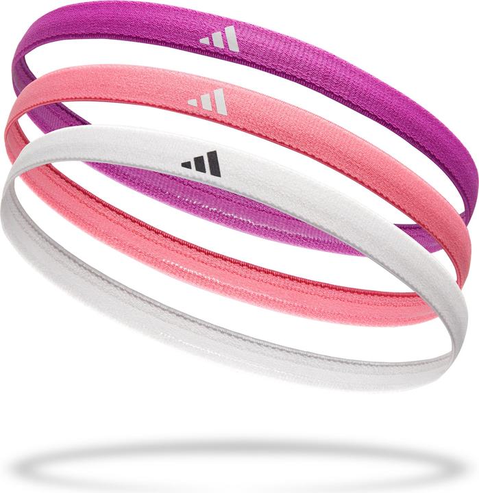 Actual product image adidas Hairbands Lila/Pink/Weiss
