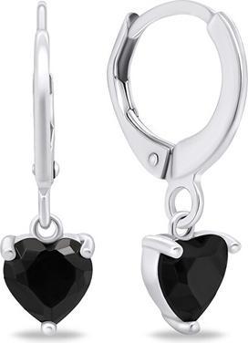Brilio Silver - Silver hoop earrings Hearts EA654WBC