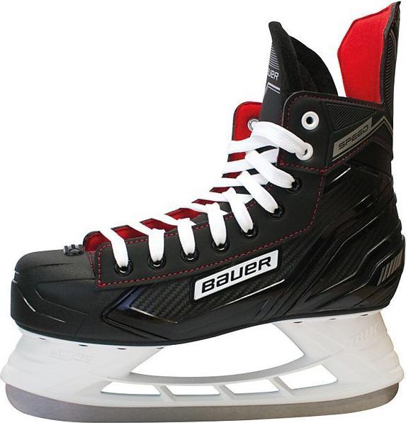 Bauer SPEED SKATE SR EH-Skate black-white-red-silver Size: 9 (44.5)