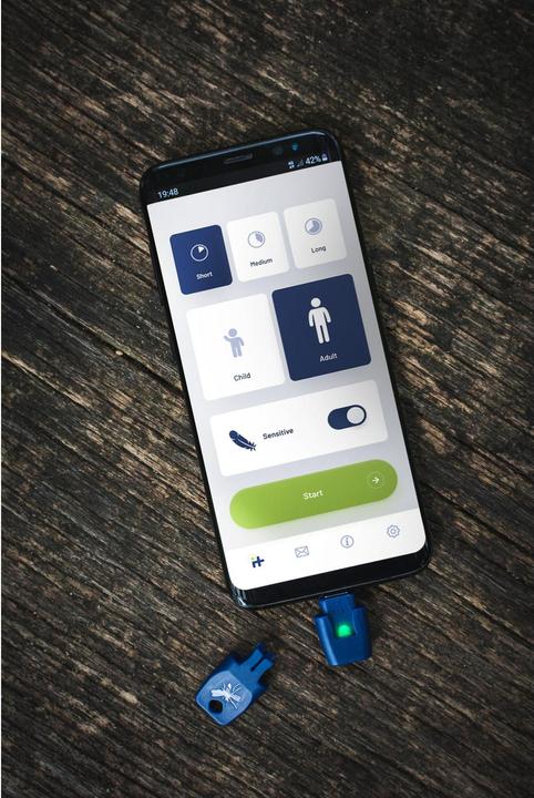 Actual product image Heat it Insect bite treatment pen Android USB-C & iPhone 15