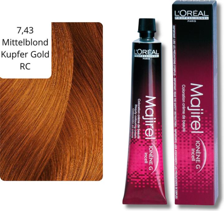 Image du produit L'Oréal Professionnel Majirel (7.43 blond blond moyen cuivre or)
