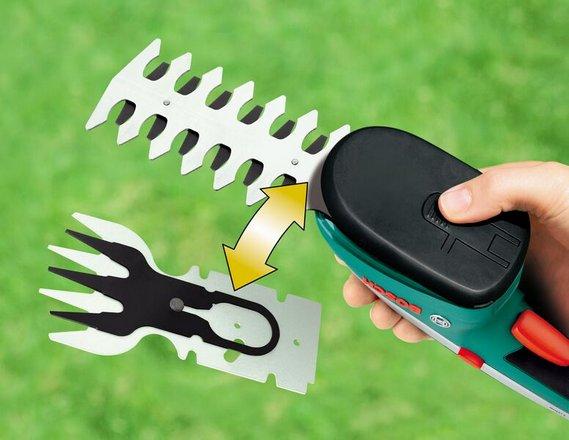 Actual product image Bosch Home & Garden Isio cordless shrub & grass shear set