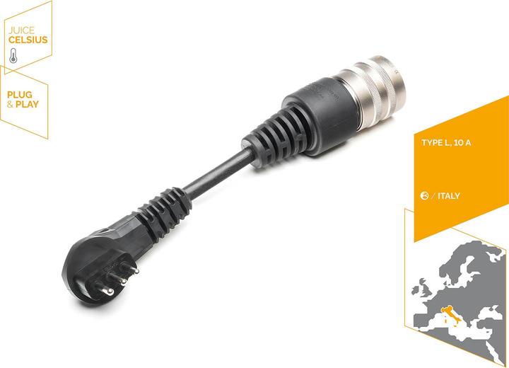Image du produit Juice Technology Adaptateur Juice Connector de type L (IT) (Type F, 3 kW, 13 A, 0.41 m)