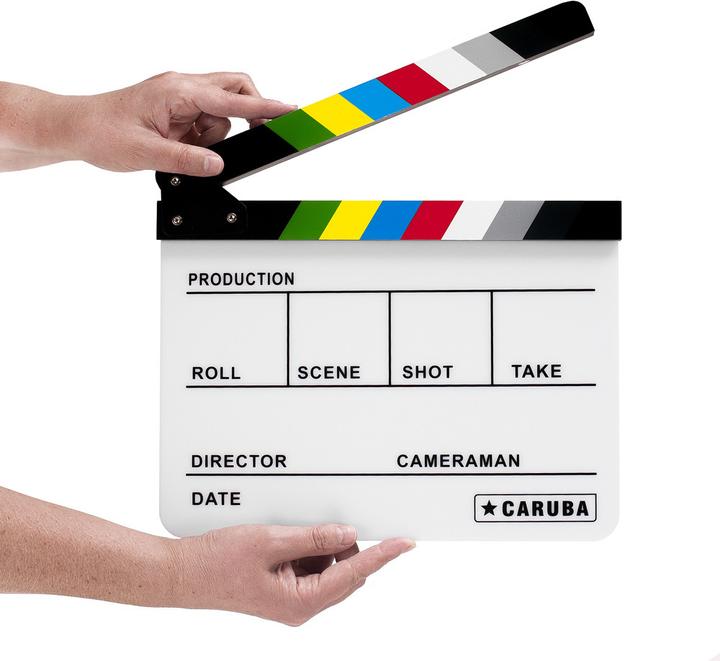 Actual product image Caruba Professional Director Clapper White/Paint (whiteboard marker) (White colour)