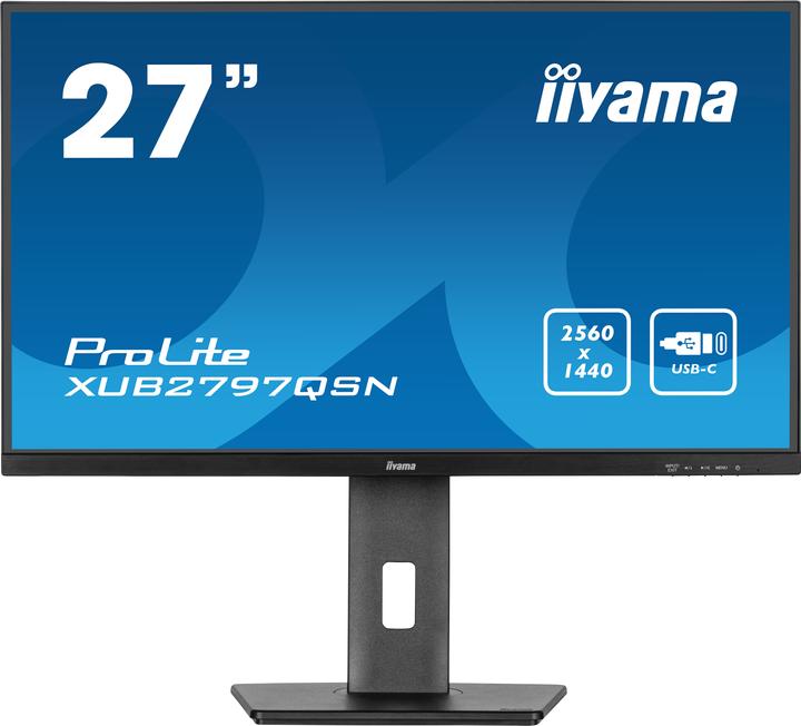 Produktbild iiyama 27" IPS WQHD 4ms HDMI USBC (2560 x 1440 Pixel, 27")