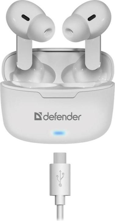 Produktbild Defender Bluetooth-Kopfhörer TWINS 903 weiss (ANC, 4 h, Kabellos)