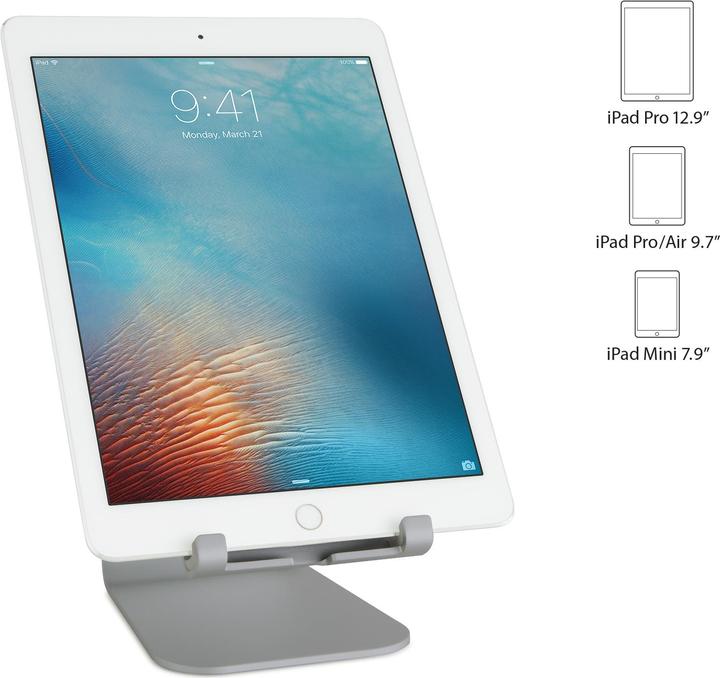 Productafbeelding Raindesign mStand tablet - Multimediastandaard - Grijs - Aluminium - Tablet - 33 cm (13 inch)