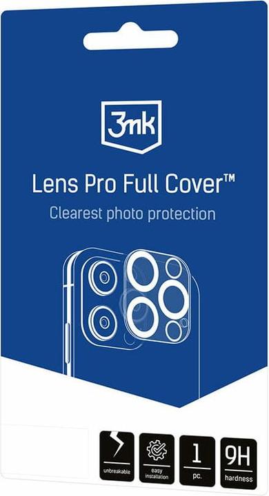 Actual product image 3MK Lens Pro Full Cover iPhone 13 Mini/ 13 Szkło Hartowane na obiektyw aparatu z ramką montażową 1sz (1 Piece, Apple iPhone 13 mini)