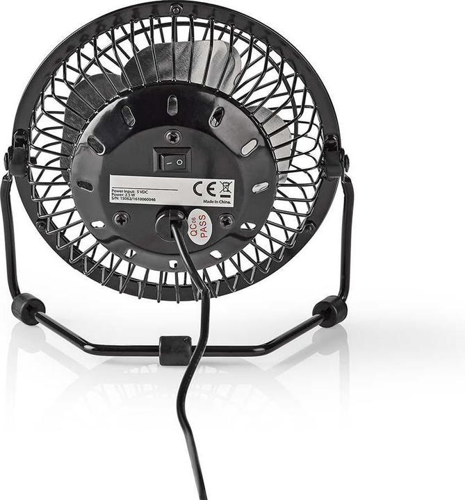 Produktbild Nedis Tischventilator Mini FNDK1BK10 - schwarz