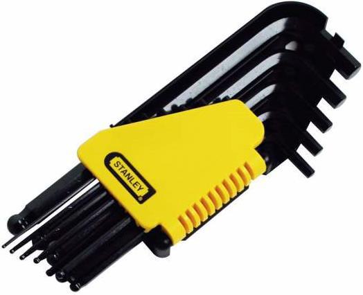 Actual product image Stanley Pin spanner with ball head, set, 11 pcs.