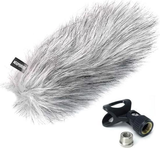keepdrum WSWH Fellwindschutz mit Klammer 22-24mm (Fell)