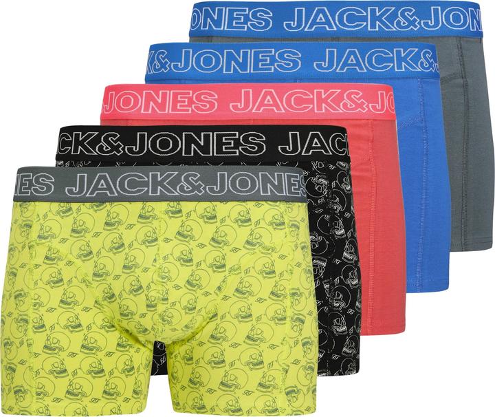 Jack & Jones Jaccapri Skull Trunks 5 Pack
