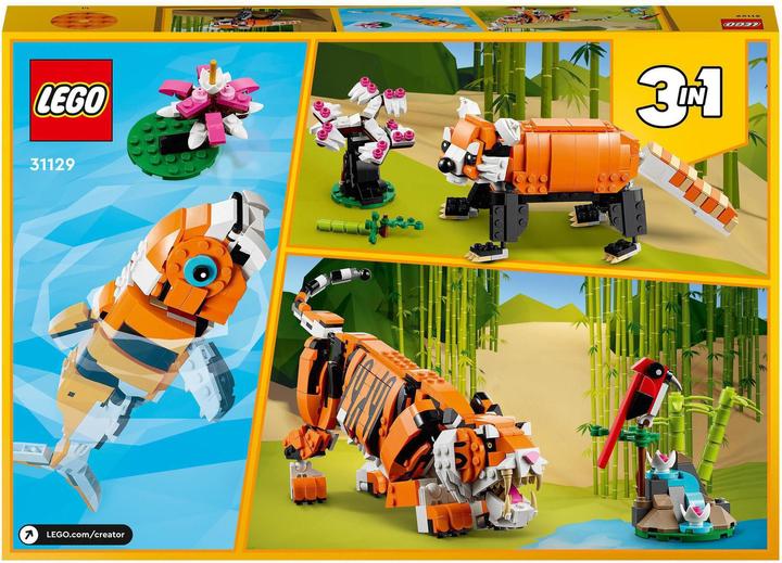Actual product image LEGO Majestic Tiger (31129, LEGO Creator 3-in-1)