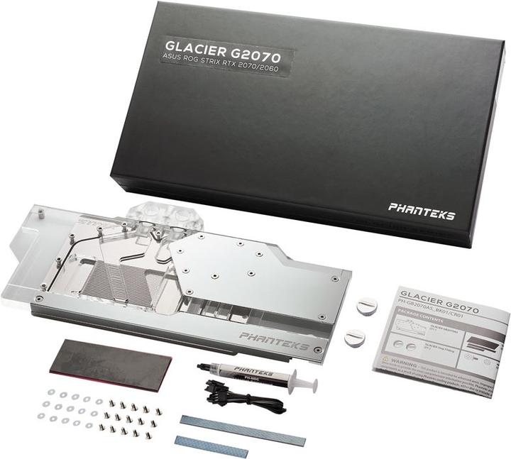 Produktbild Phanteks Glacier RTX 2070 Asus Strix GPU Full Water Block, DRGB