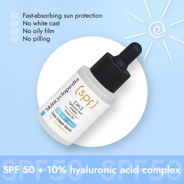 Actual product image Skincyclopedia Cream-Serum with Hyaluron (30 ml)