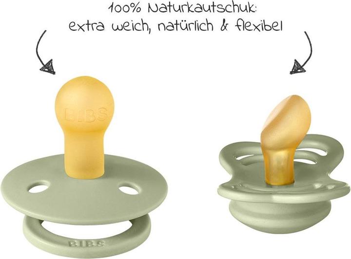 Actual product image Bibs Try-It Collection soother, Sage (4 x, up to 6 M.)
