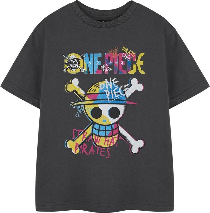 One Piece Straw Hat Pirates TShirt Jungen kurzärmlig (128)