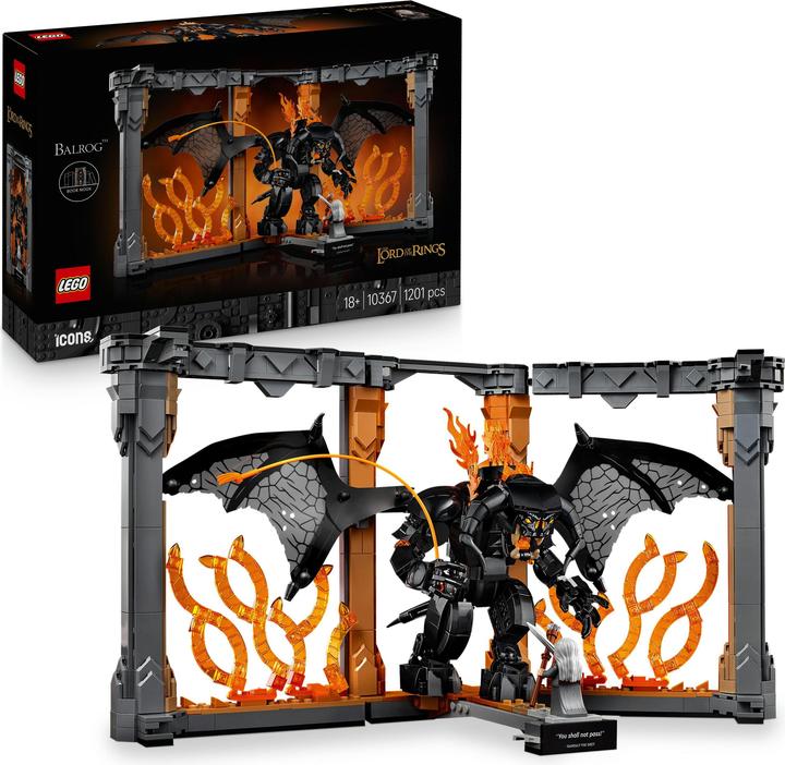 Actual product image LEGO The Lord of the Rings: Balrog™ bookend (10367, LEGO Lord of the Rings)