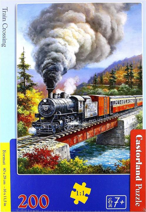 Immagine prodotto Castorland Attraversamento del treno, puzzle da 200 pezzi (200 pezzi)