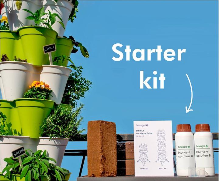 Actual product image Hexagro Poty L Kit Bundle -Starter Kit