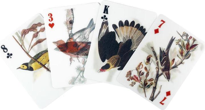 Produktbild Kikkerland 3D bird playing cards (Französisch, Deutsch, Portugiesisch, Englisch, Spanisch, Italienisch, Isländisch)