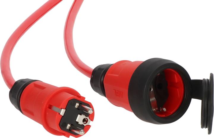 Actual product image Brennenstuhl 9161250210 Power extension cable 16 A black, red 25 m H07BQ-F (25 m, CEE 7/3)