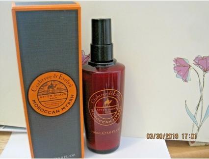 John Richmond Crabtree & Evelyn Moroccan Myrrh After Shave Balm 3oz - Nuovo in Scatola (Balsamo dopobarba)