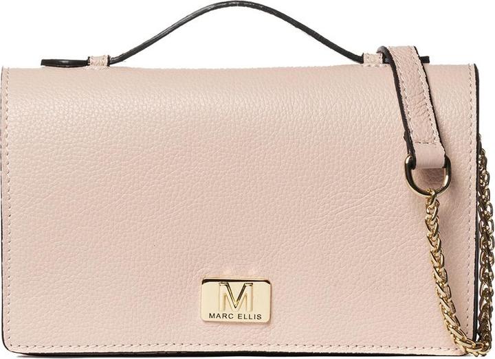 Actual product image Marc Ellis **Damen Schultertasche Made In Italy - Modell Floriana Plus - 100% Leder** - 22.0 X 14.0 X 4.5 Cm