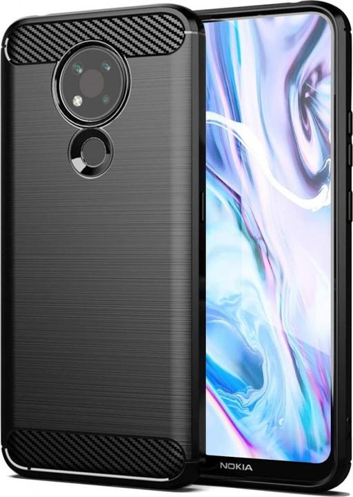 Produktbild Screenguard Nokia 3.4 Hülle Carbon Brushed Soft TPU (Nokia 3.4)