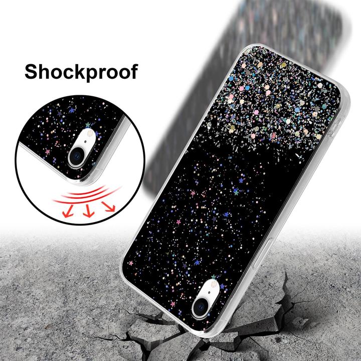 Productafbeelding Cadorabo TPU hoes fonkelende glitters (Apple iPhone XR)