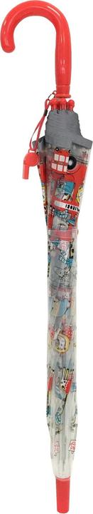 Image du produit Smati Parapluie pour enfants, transparent, cloche, bord fluorescent, animaux de bus, one size