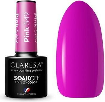 Immagine prodotto Claresa 549 Smalto UV rosa 5ml (Pink, Vernice UV gel)