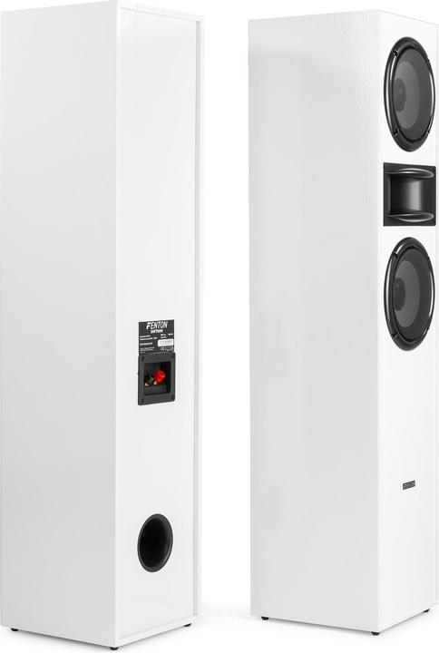 Actual product image Fenton Floorstanding Loudspeaker Pair SHF700W White, Detail colour: White (1 pair, 200 W)